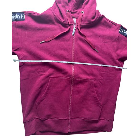 Calvin Klein Performance Women's Fleece Logo Stripe Joggers NWT CHIANTI SIZE S - Picture 8 of 9